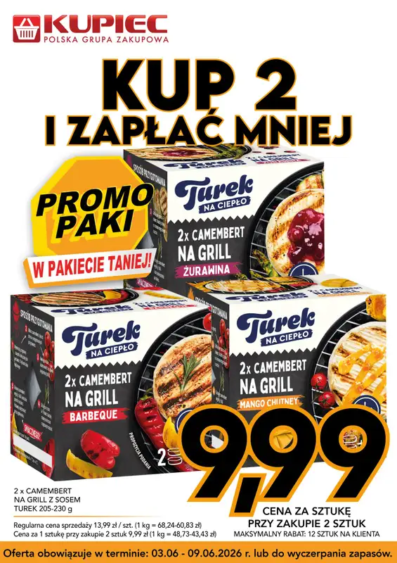 Kupiec - gazetka promocyjna Promopaki od środy 03.06 do wtorku 09.06 - strona 10