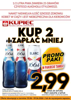 Kupiec - gazetka promocyjna Promopaki od środy 03.06 do wtorku 09.06 - strona 12