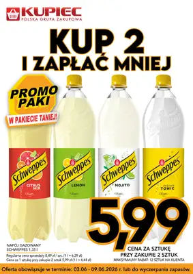 Kupiec - gazetka promocyjna Promopaki od środy 03.06 do wtorku 09.06 - strona 4