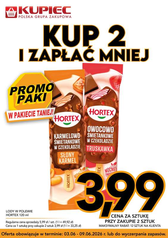 Kupiec - gazetka promocyjna Promopaki od środy 03.06 do wtorku 09.06 - strona 8