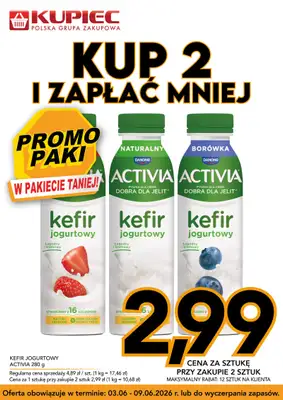 Kupiec - gazetka promocyjna Promopaki od środy 03.06 do wtorku 09.06 - strona 7