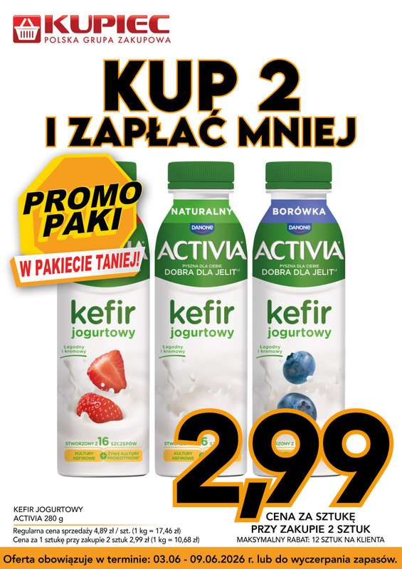 Kupiec - gazetka promocyjna Promopaki od środy 03.06 do wtorku 09.06 - strona 7