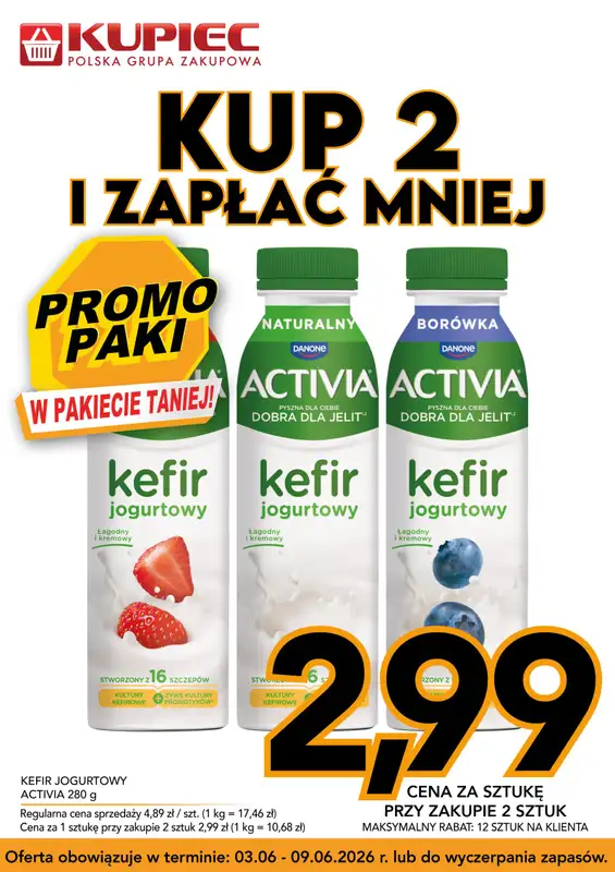 Kupiec - gazetka promocyjna Promopaki od środy 03.06 do wtorku 09.06 - strona 7