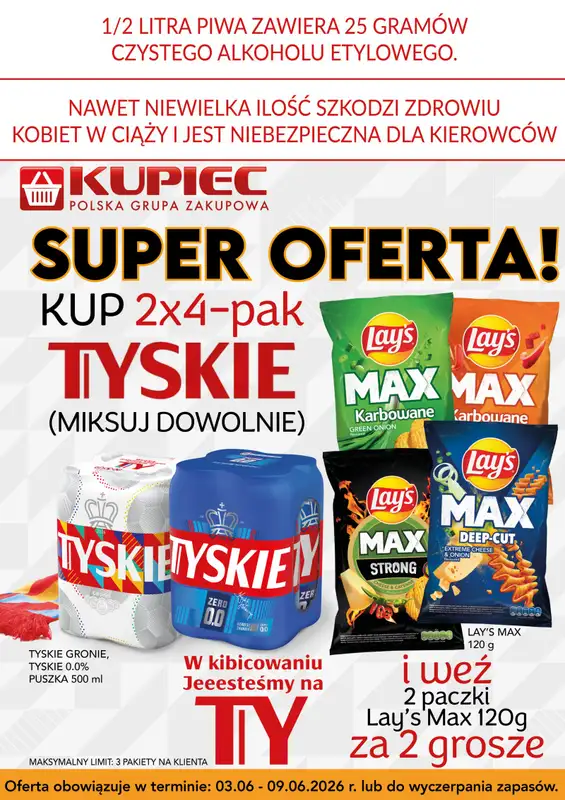 Kupiec - gazetka promocyjna Promopaki od środy 03.06 do wtorku 09.06 - strona 2