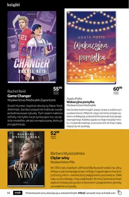 Empik - gazetka promocyjna Tom kultury: książki od środy 03.06 do wtorku 16.06 - strona 14