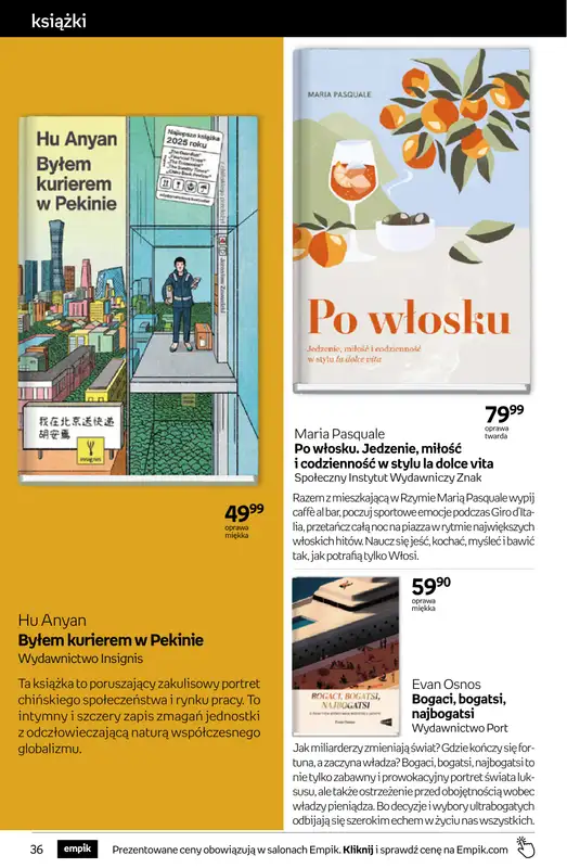 Empik - gazetka promocyjna Tom kultury: książki od środy 03.06 do wtorku 16.06 - strona 36