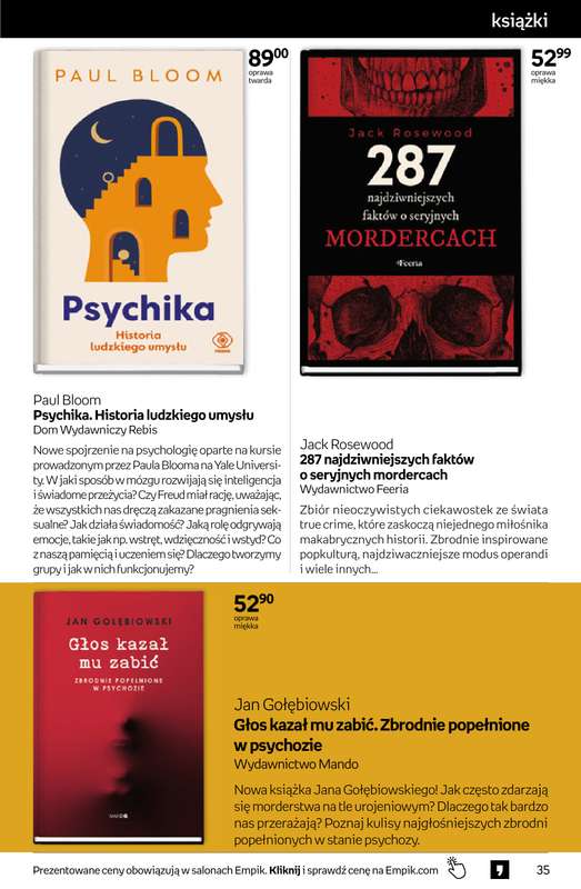Empik - gazetka promocyjna Tom kultury: książki od środy 03.06 do wtorku 16.06 - strona 35
