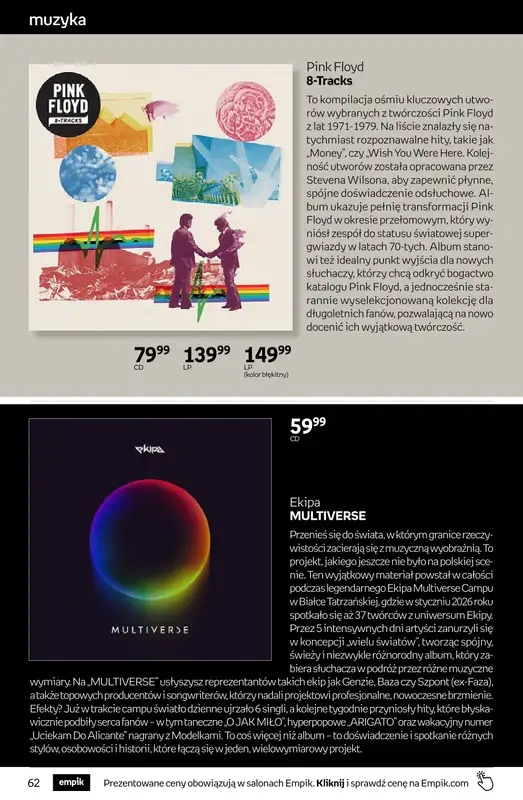 Empik - gazetka promocyjna Tom kultury: muzyka od środy 03.06 do wtorku 16.06 - strona 10