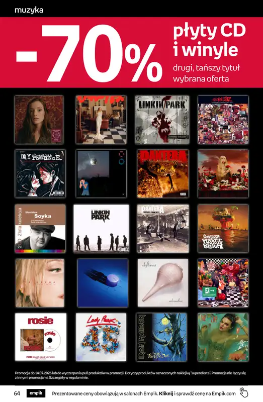 Empik - gazetka promocyjna Tom kultury: muzyka od środy 03.06 do wtorku 16.06 - strona 12