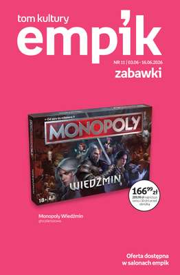 Empik - gazetka promocyjna Tom kultury: zabawki od środy 03.06 do wtorku 16.06