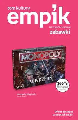 Empik - gazetka promocyjna Tom kultury: zabawki od środy 03.06 do wtorku 16.06