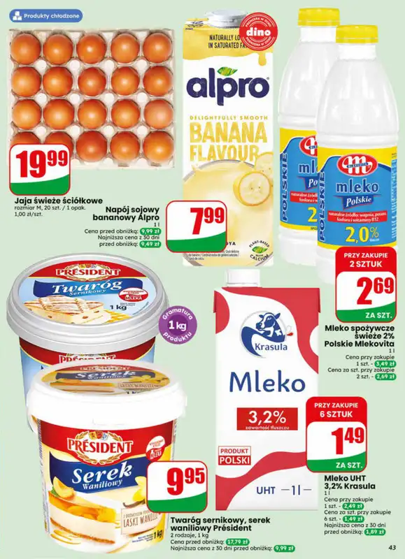 Dino - gazetka promocyjna Gazetka 23 / 2026 od środy 03.06 do wtorku 09.06 - strona 43