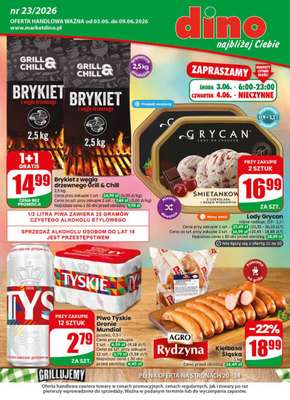 Dino - gazetka promocyjna Gazetka 23 / 2026 od środy 03.06 do wtorku 09.06