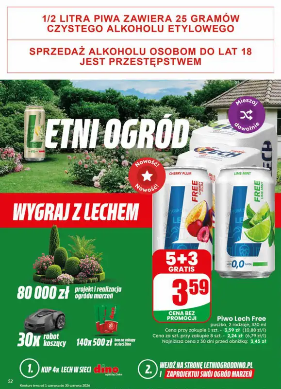 Dino - gazetka promocyjna Gazetka 23 / 2026 od środy 03.06 do wtorku 09.06 - strona 52