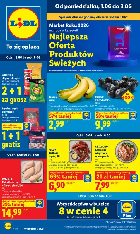 Lidl - gazetka promocyjna Oferta od poniedziałku  