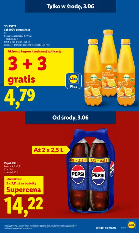 Lidl - gazetka promocyjna Oferta od poniedziałku od poniedziałku 01.06 do środy 03.06 - strona 9