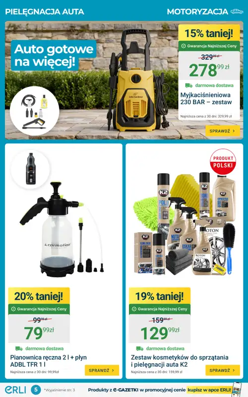 ERLI - gazetka promocyjna Sezonowe okazje tygodnia! od środy 03.06 do niedzieli 07.06 - strona 5