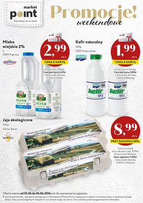 Market Point - gazetka promocyjna Promocje weekendowe od środy 03.06 do soboty 06.06