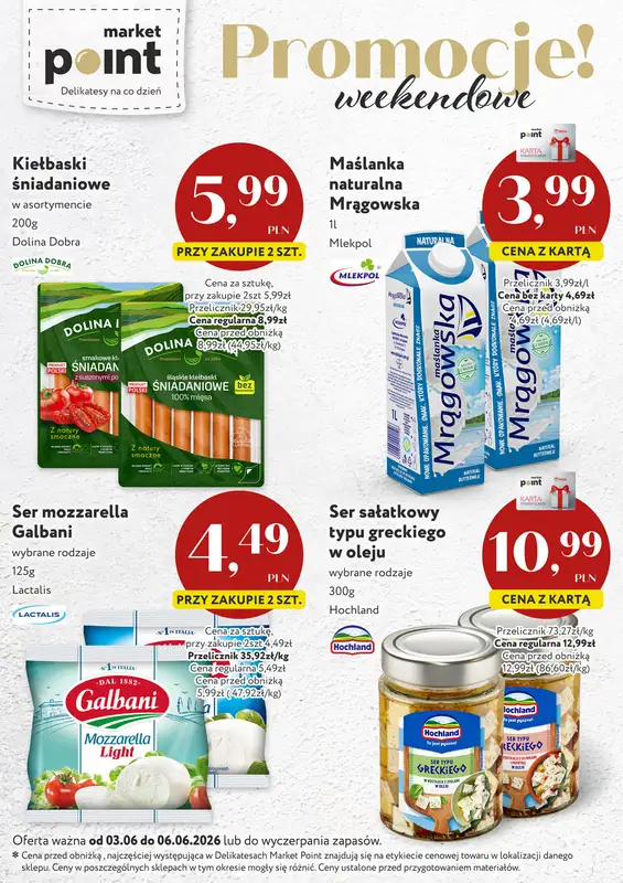 Market Point - gazetka promocyjna Promocje weekendowe od środy 03.06 do soboty 06.06 - strona 5
