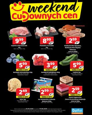 Delfin - gazetka promocyjna Weekend cudownych cen od środy 03.06 do niedzieli 07.06