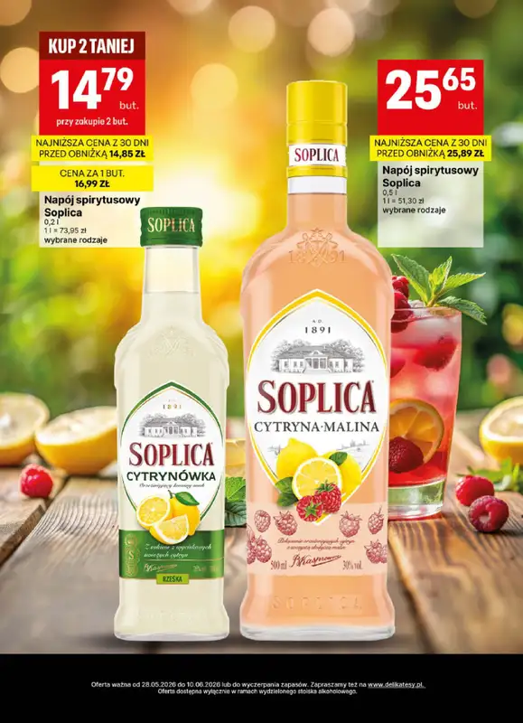 Delikatesy Centrum - gazetka promocyjna Gazetka alkoholowa od środy 03.06 do soboty 06.06 - strona 13