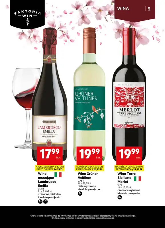 Delikatesy Centrum - gazetka promocyjna Gazetka alkoholowa od środy 03.06 do soboty 06.06 - strona 5