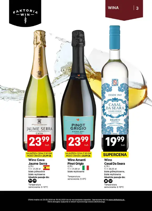 Delikatesy Centrum - gazetka promocyjna Gazetka alkoholowa od środy 03.06 do soboty 06.06 - strona 3