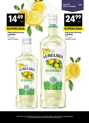 Delikatesy Centrum - gazetka promocyjna Gazetka alkoholowa od środy 03.06 do soboty 06.06 - strona 14