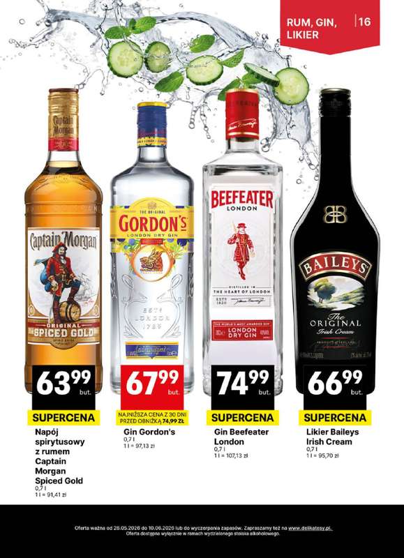 Delikatesy Centrum - gazetka promocyjna Gazetka alkoholowa od środy 03.06 do soboty 06.06 - strona 16