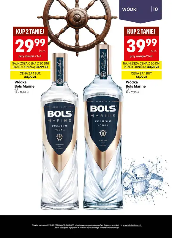 Delikatesy Centrum - gazetka promocyjna Gazetka alkoholowa od środy 03.06 do soboty 06.06 - strona 10