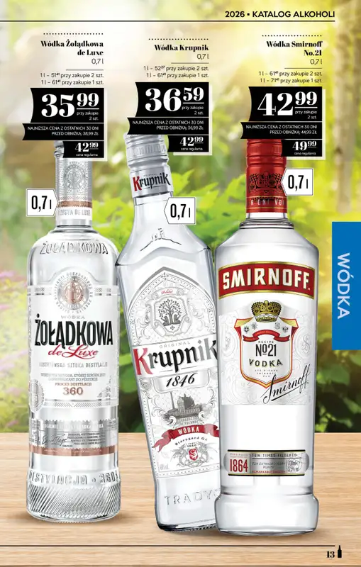 POLOmarket - gazetka promocyjna Katalog alkoholi  do środy 17.06 - strona 13