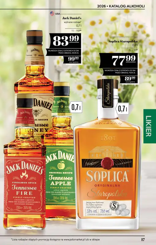 POLOmarket - gazetka promocyjna Katalog alkoholi  do środy 17.06 - strona 17