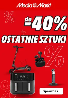 Media Markt - gazetka promocyjna Do -40% ostatnie sztuki od środy 03.06 do czwartku 11.06