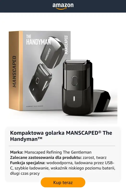 Amazon - gazetka promocyjna Męskie golarki elektryczne w super cenach od środy 03.06  - strona 10