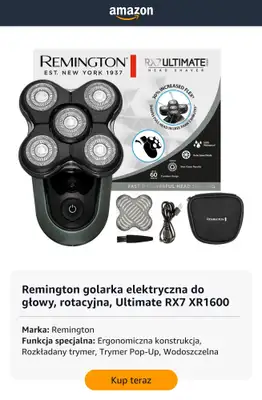 Amazon - gazetka promocyjna Męskie golarki elektryczne w super cenach od środy 03.06  - strona 9