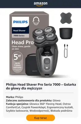 Amazon - gazetka promocyjna Męskie golarki elektryczne w super cenach od środy 03.06  - strona 5
