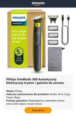 Amazon - gazetka promocyjna Męskie golarki elektryczne w super cenach od środy 03.06  - strona 2