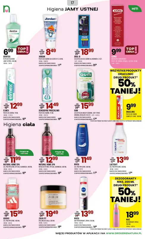 Drogerie Natura - gazetka promocyjna Gazetka od środy 03.06 do wtorku 16.06 - strona 17