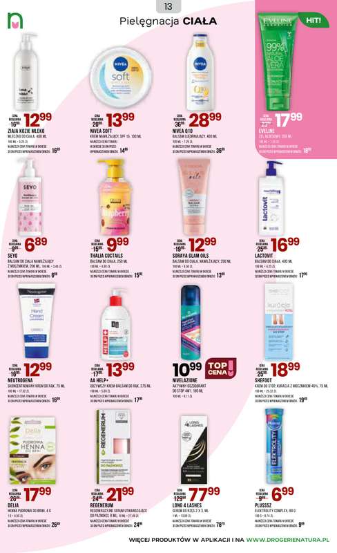 Drogerie Natura - gazetka promocyjna Gazetka od środy 03.06 do wtorku 16.06 - strona 13