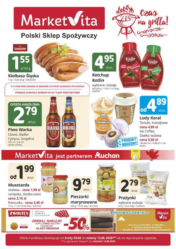 Marketvita - gazetka promocyjna Gazetka  do soboty 13.06