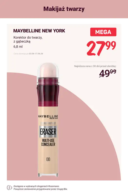 Rossmann - gazetka promocyjna Nowe MEGA PROMOCJE - od 03.06 od środy 03.06 do środy 17.06 - strona 14