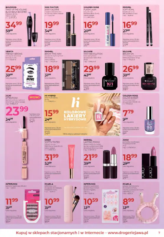 Drogerie Jawa - gazetka promocyjna Gazetka od środy 03.06 do piątku 03.07 - strona 7