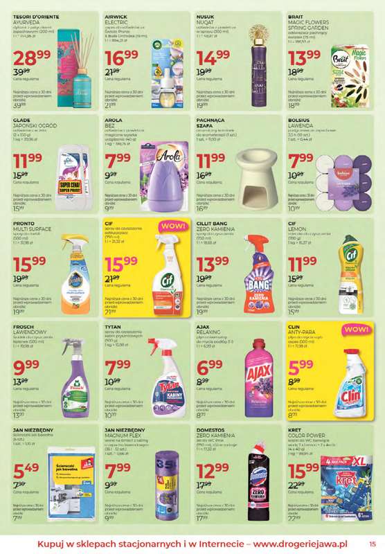 Drogerie Jawa - gazetka promocyjna Gazetka od środy 03.06 do piątku 03.07 - strona 15