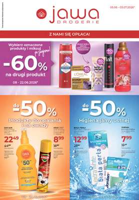 Drogerie Jawa - gazetka promocyjna Gazetka od środy 03.06 do piątku 03.07