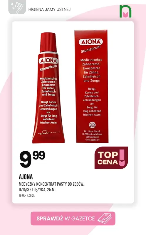 Drogerie Natura - gazetka promocyjna Higiena jamy ustnej - szczoteczki i pasty na promocji! od środy 03.06 do wtorku 16.06 - strona 5