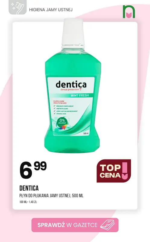 Drogerie Natura - gazetka promocyjna Higiena jamy ustnej - szczoteczki i pasty na promocji! od środy 03.06 do wtorku 16.06 - strona 3