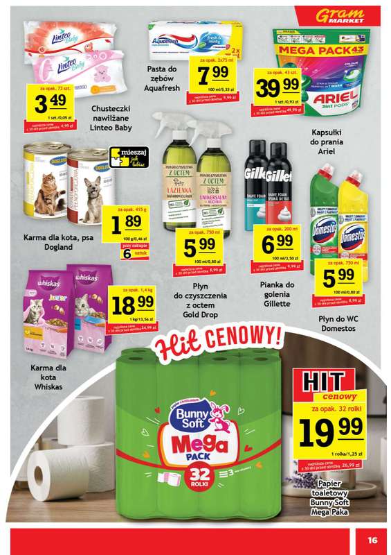 Gram Market - gazetka promocyjna Gazetka od środy 10.06 do wtorku 16.06 - strona 16