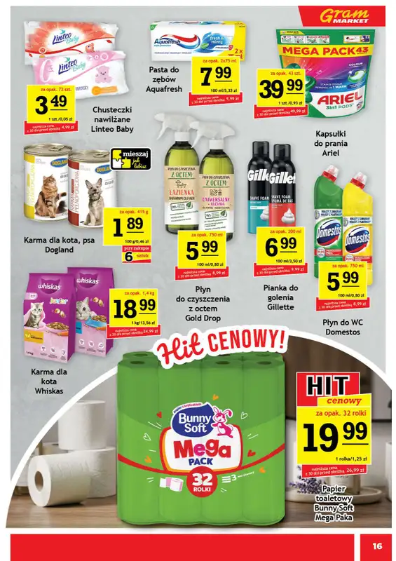 Gram Market - gazetka promocyjna Gazetka od środy 10.06 do wtorku 16.06 - strona 16