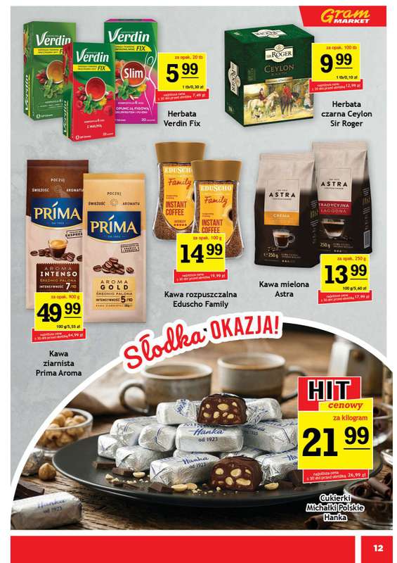Gram Market - gazetka promocyjna Gazetka od środy 10.06 do wtorku 16.06 - strona 12