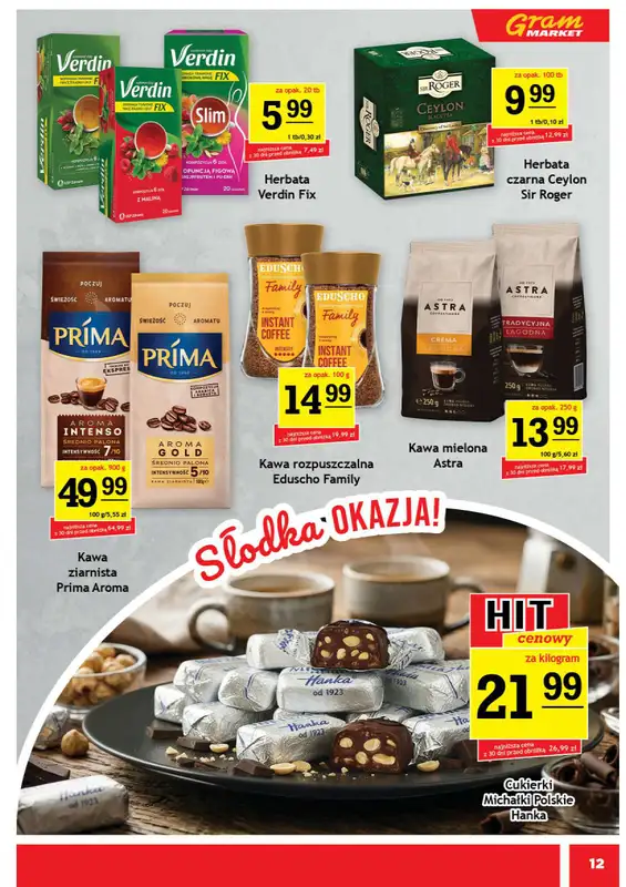 Gram Market - gazetka promocyjna Gazetka od środy 10.06 do wtorku 16.06 - strona 12